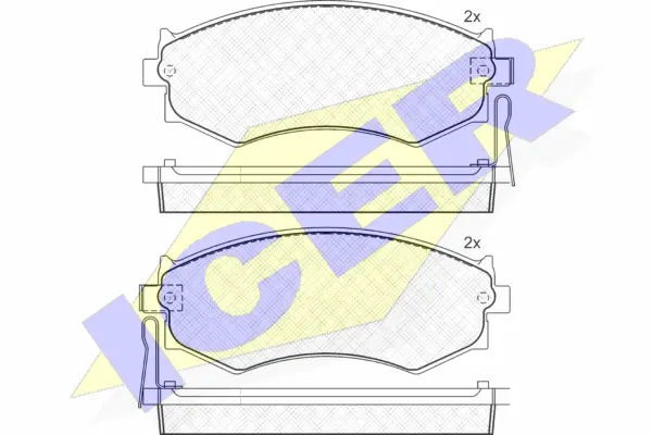 Brake Pad Set, disc brake (180986)