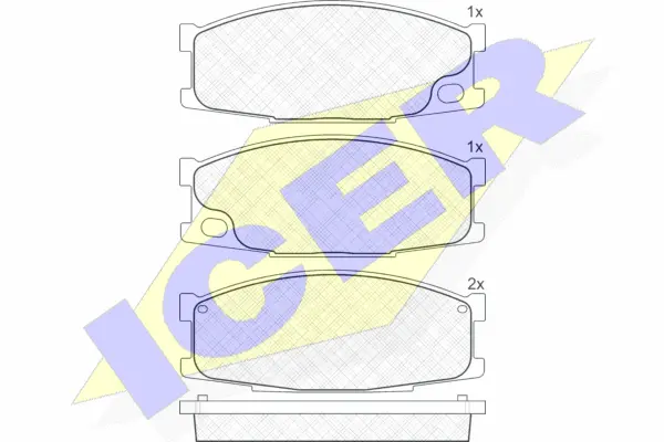 Brake Pad Set, disc brake (141504)