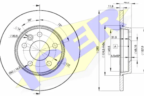 Brake Disc (78BD3111-2)
