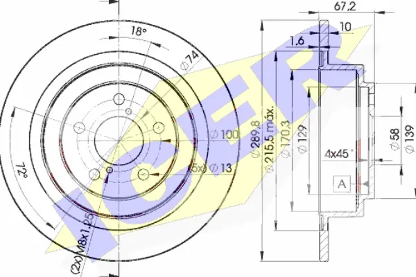 Brake Disc (78BD2670-2)