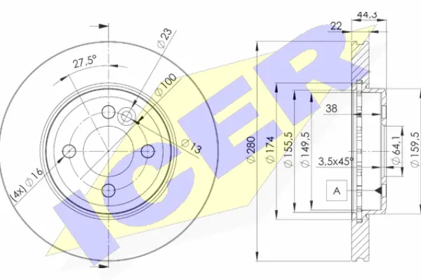 Brake Disc (78BD2893-2)