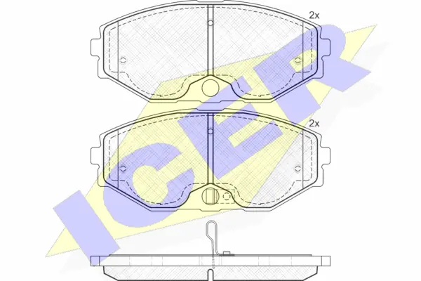 Brake Pad Set, disc brake (181568)
