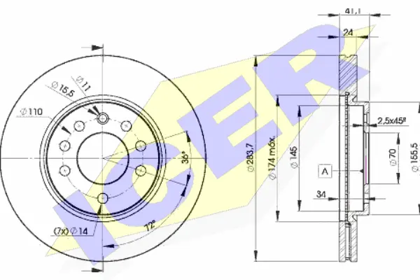 Brake Disc (78BD9047-2)