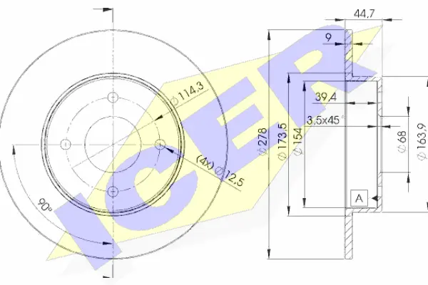 Brake Disc (78BD2083-2)