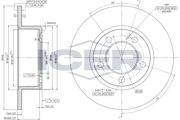 Brake Disc (78BD0038-2)