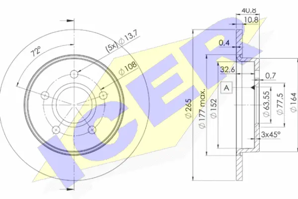 Brake Disc (78BD3965-2)