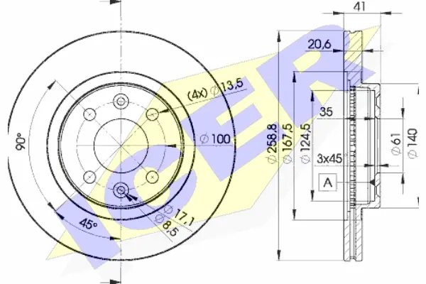 Brake Disc (78BD3550-2)