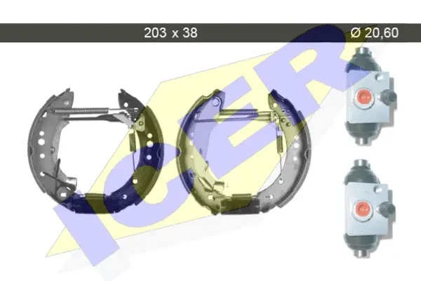 Brake Shoe Set (79KT0006 C)