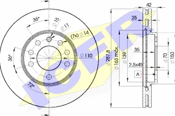 Brake Disc (78BD9043-2)