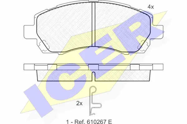 Brake Pad Set, disc brake (181318)