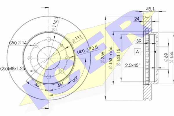 Brake Disc (78BD8107-2)