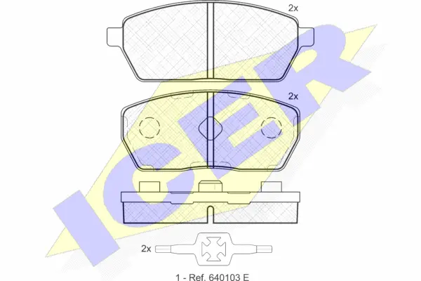 Brake Pad Set, disc brake (141251)