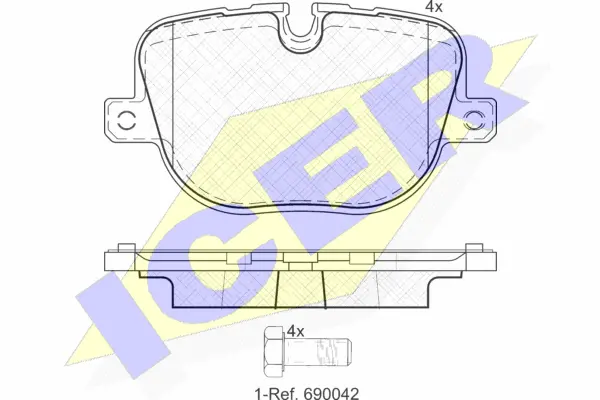 Brake Pad Set, disc brake (181952)