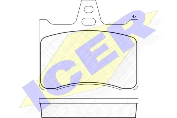 Brake Pad Set, disc brake (180256)