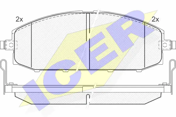 Brake Pad Set, disc brake (181448)