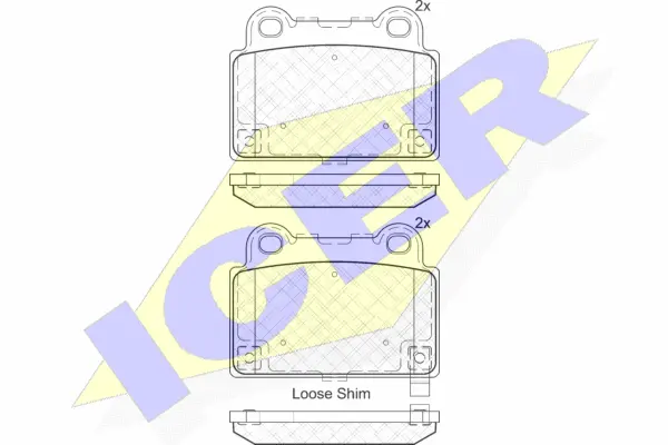 Brake Pad Set, disc brake (182095)