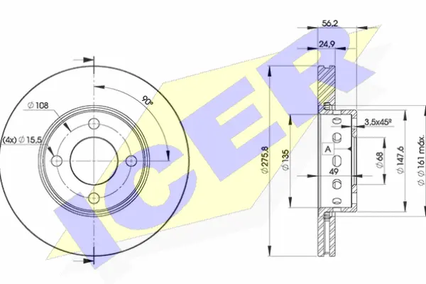 Brake Disc (78BD8012-2)