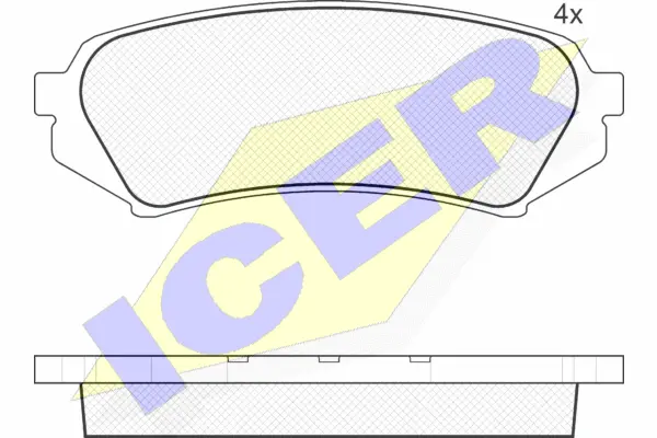 Brake Pad Set, disc brake (181734)