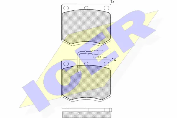 Brake Pad Set, disc brake (170514)