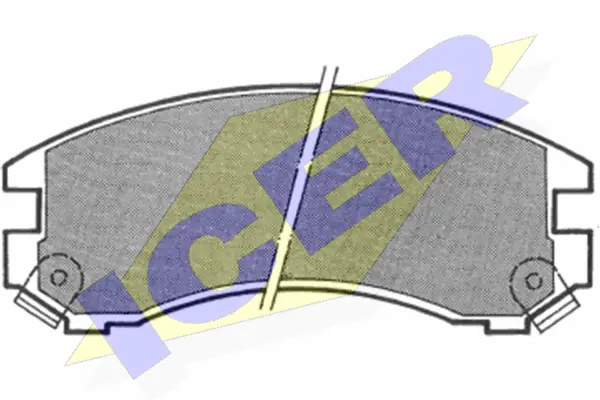 Brake Pad Set, disc brake (180647)