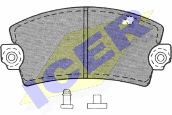 Brake Pad Set, disc brake (180282)
