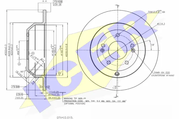 Brake Disc (78BD5185-2)