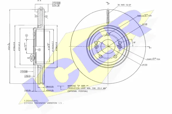 Brake Disc (78BD7357-2)