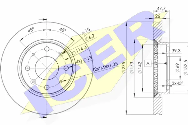Brake Disc (78BD5002-2)