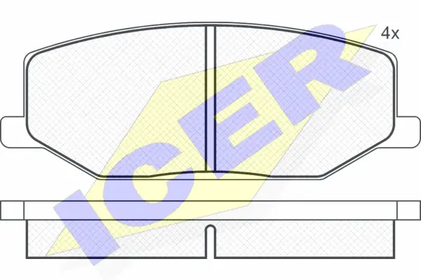 Brake Pad Set, disc brake (180468)