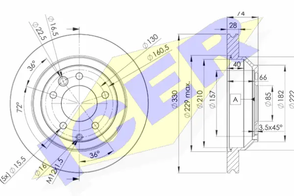 Brake Disc (78BD3328-2)