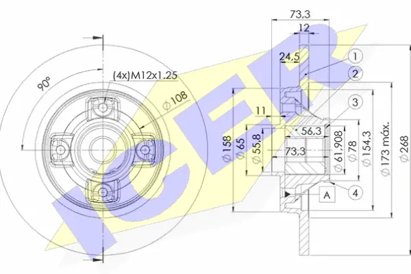 Brake Disc (78BD5023-1)