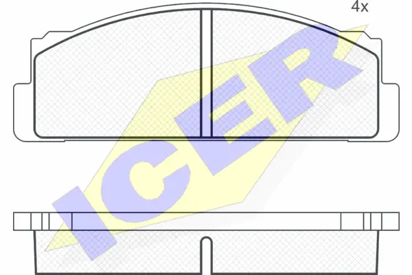 Brake Pad Set, disc brake (180068)