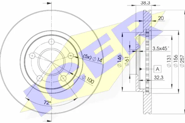 Brake Disc (78BD9718-2)