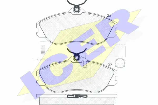 Brake Pad Set, disc brake (180873-202)
