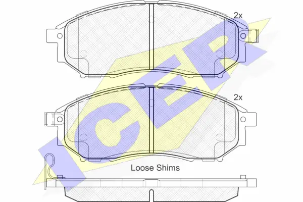 Brake Pad Set, disc brake (181876)