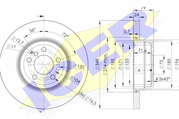 Brake Disc (78BD1971-2)