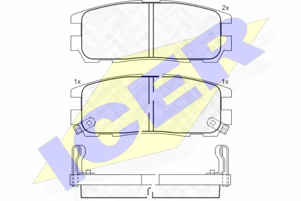 Brake Pad Set, disc brake (140991)