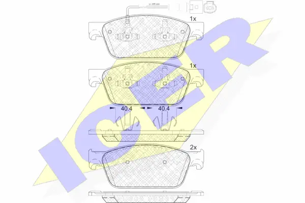 Brake Pad Set, disc brake (141953)