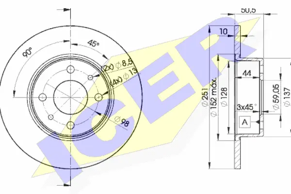 Brake Disc (78BD4070-2)