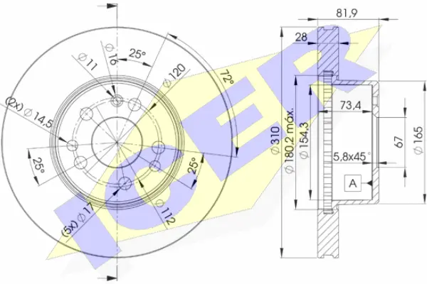 Brake Disc (78BD0312-1)