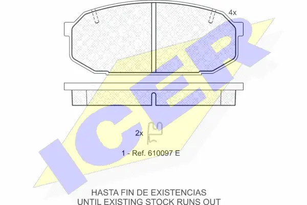 Brake Pad Set, disc brake (181112)