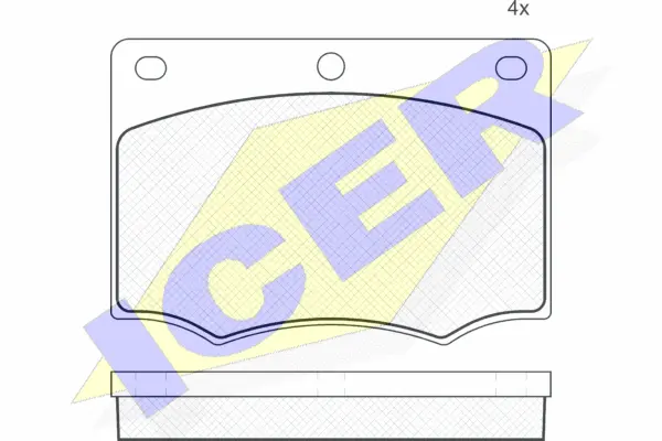 Brake Pad Set, disc brake (180259)