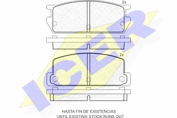 Brake Pad Set, disc brake (180639)