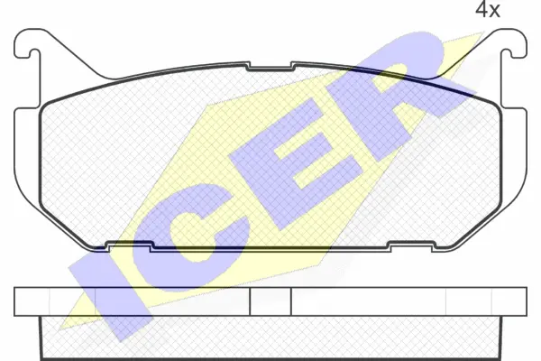 Brake Pad Set, disc brake (181110)