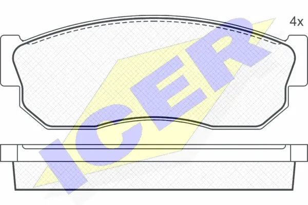 Brake Pad Set, disc brake (180409)