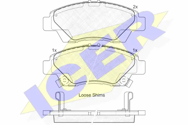 Brake Pad Set, disc brake (181906)
