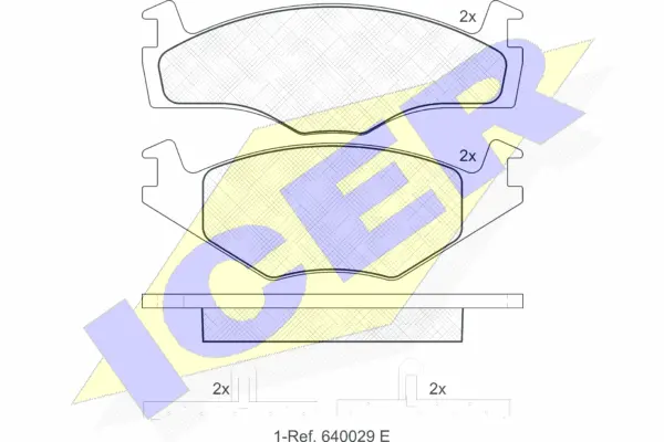 Brake Pad Set, disc brake (181048)