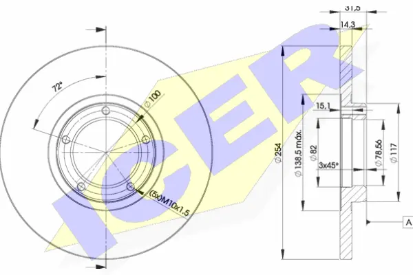 Brake Disc (78BD6055-2)