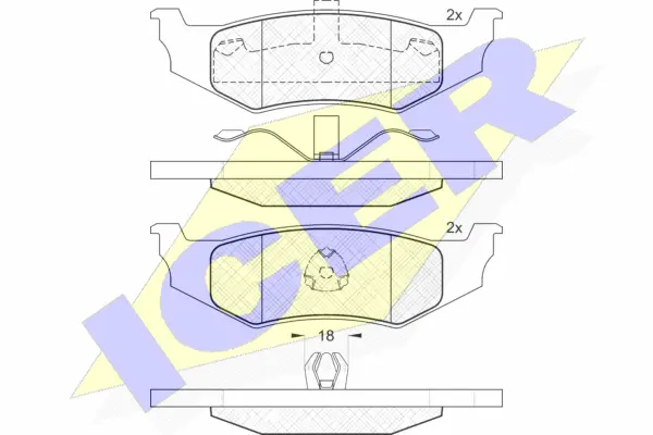 Brake Pad Set, disc brake (181114)
