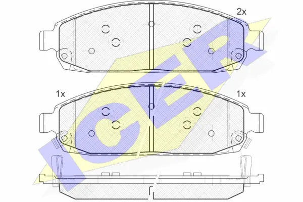Brake Pad Set, disc brake (181713)